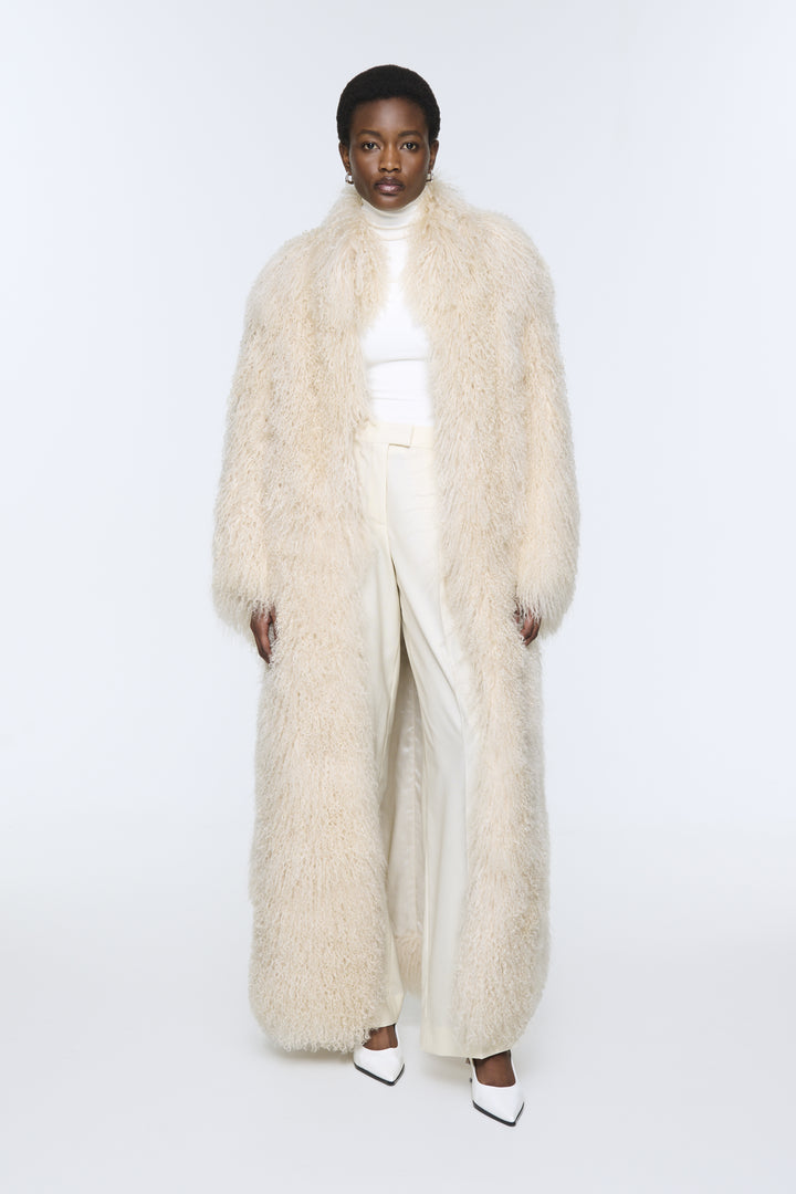 Faye Shearling Maxi Coat