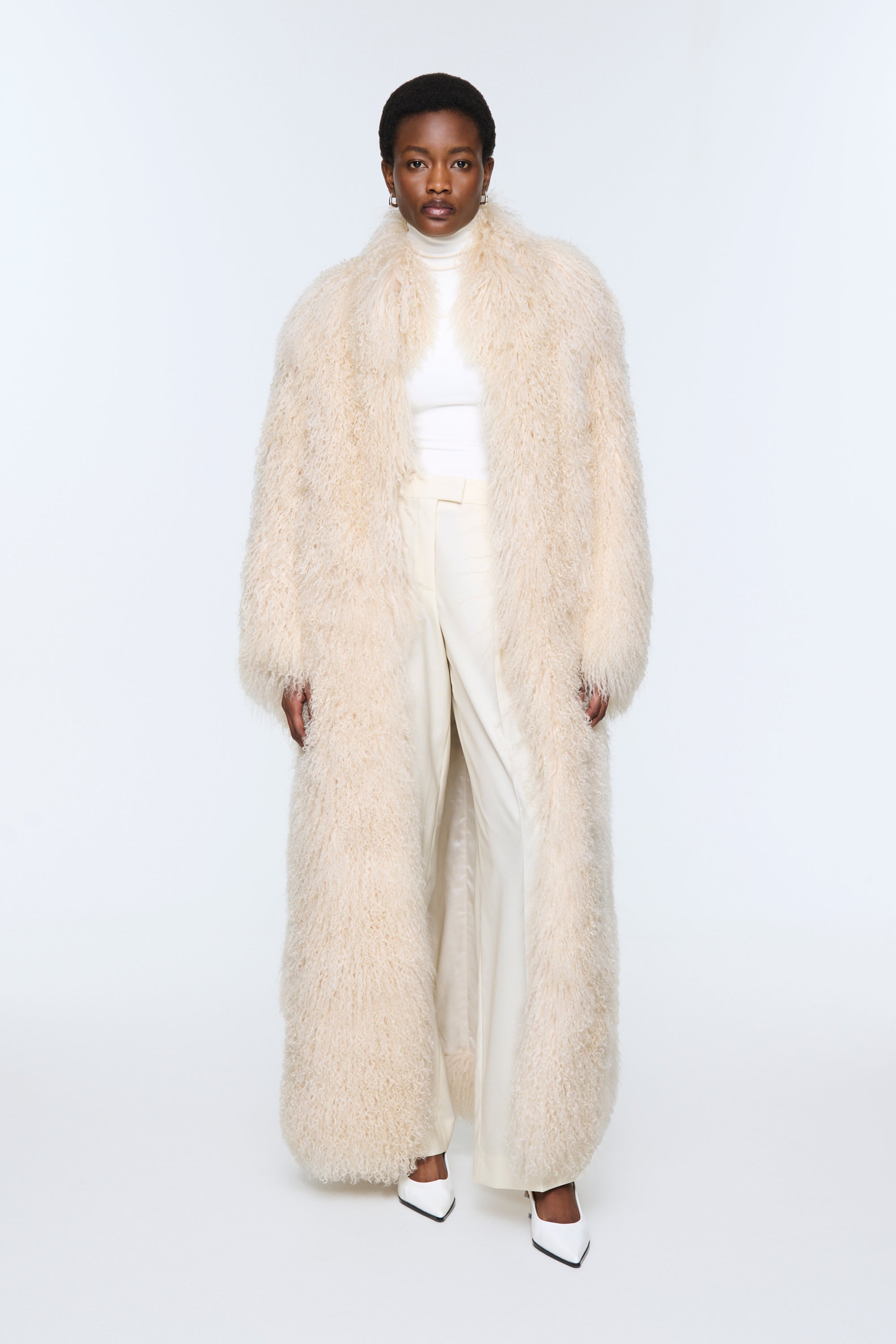 Faye Shearling Maxi Coat