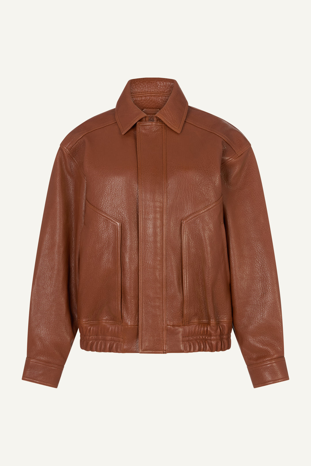 Florence Leather Bomber