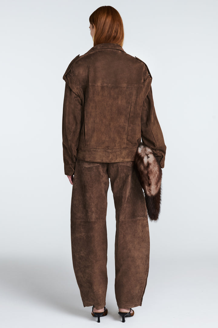 Frida Suede Bomber