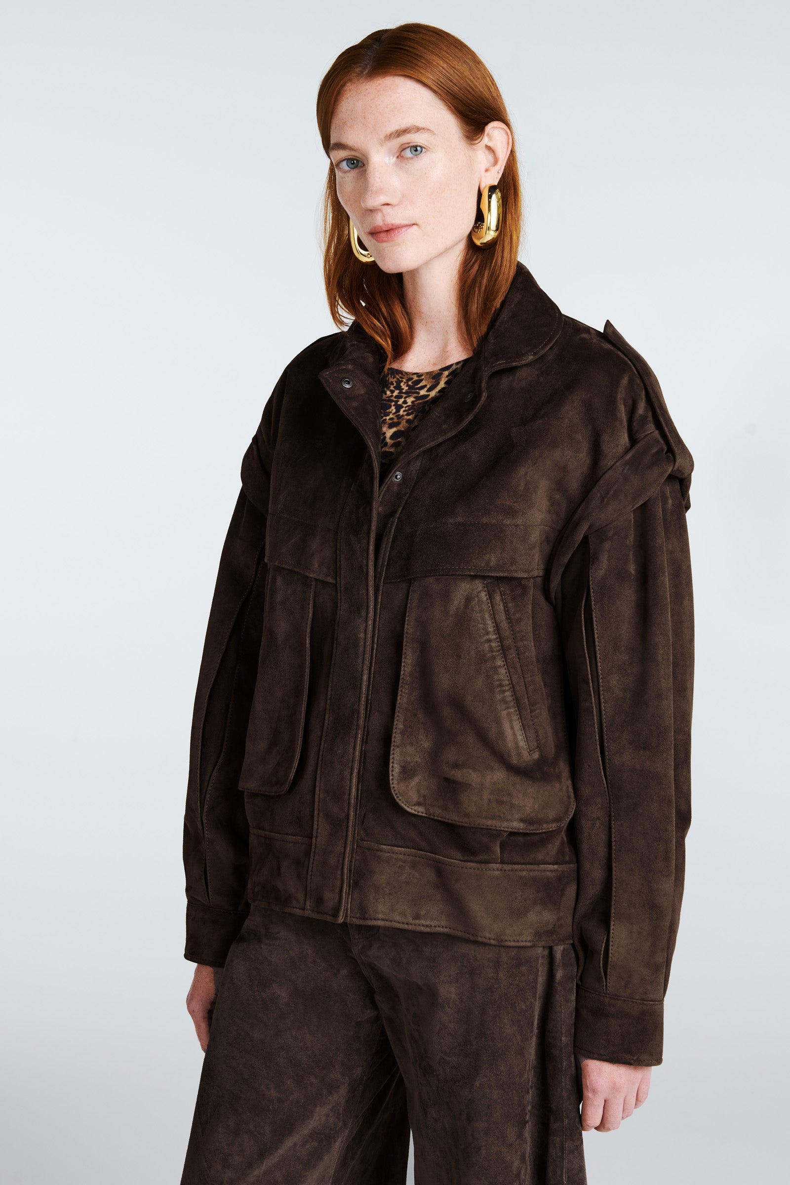 Frida Suede Bomber