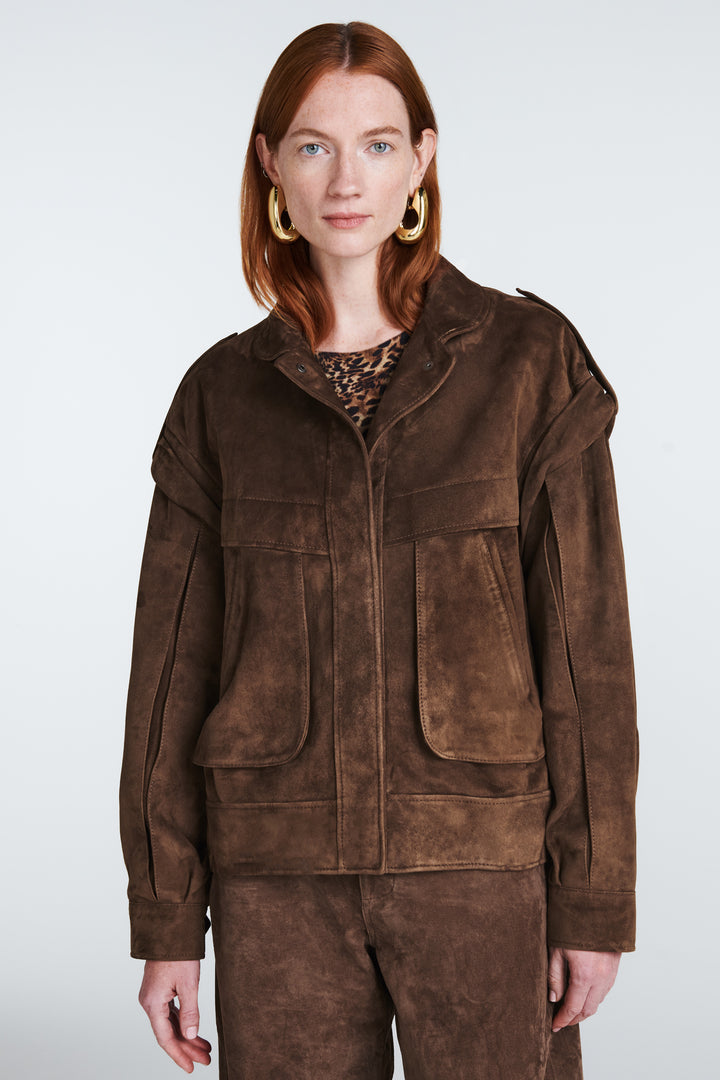 Frida Suede Bomber