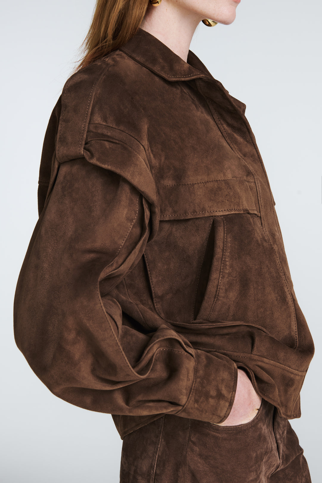 Frida Suede Bomber