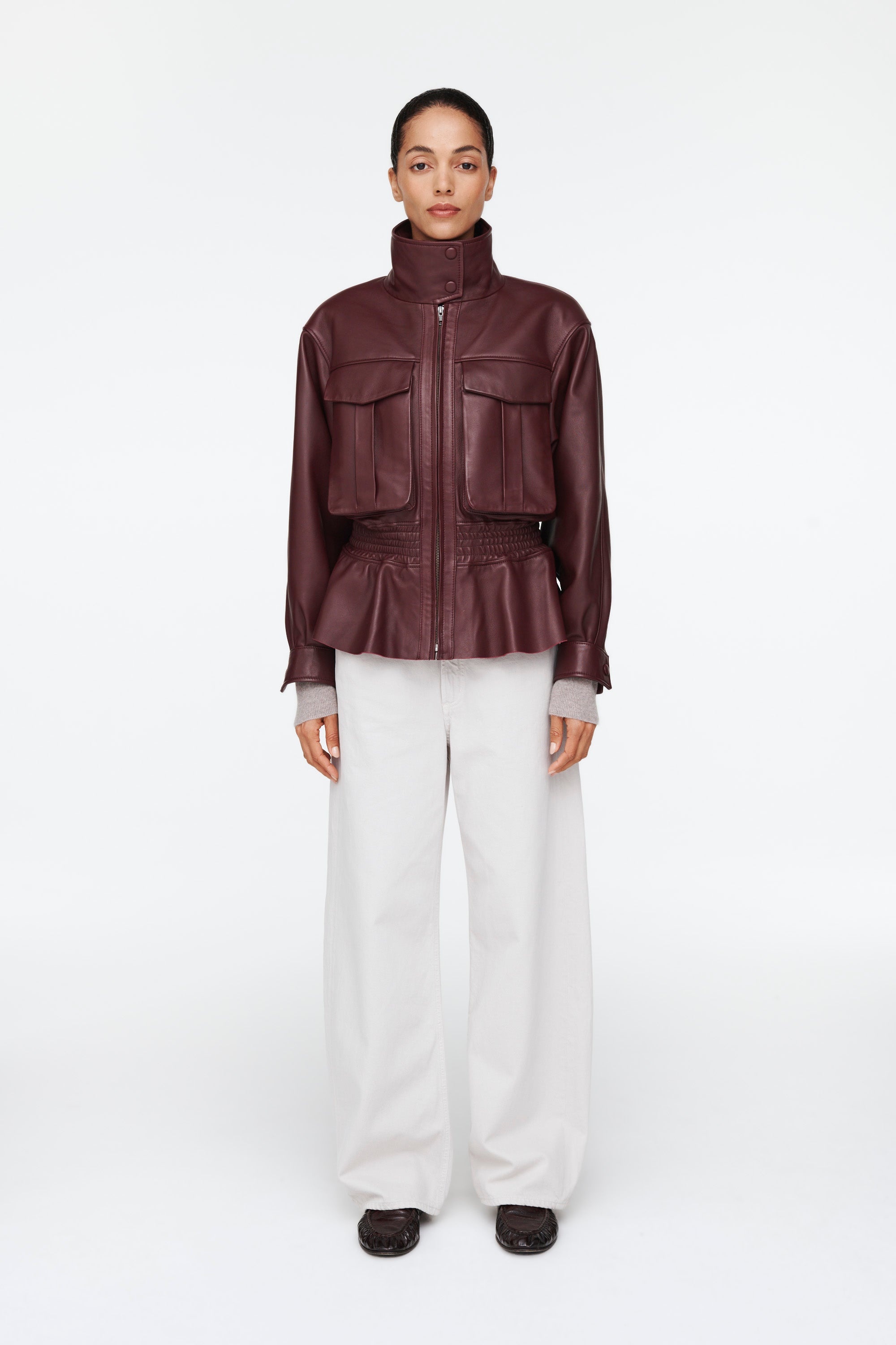 Hazel Leather Jacket