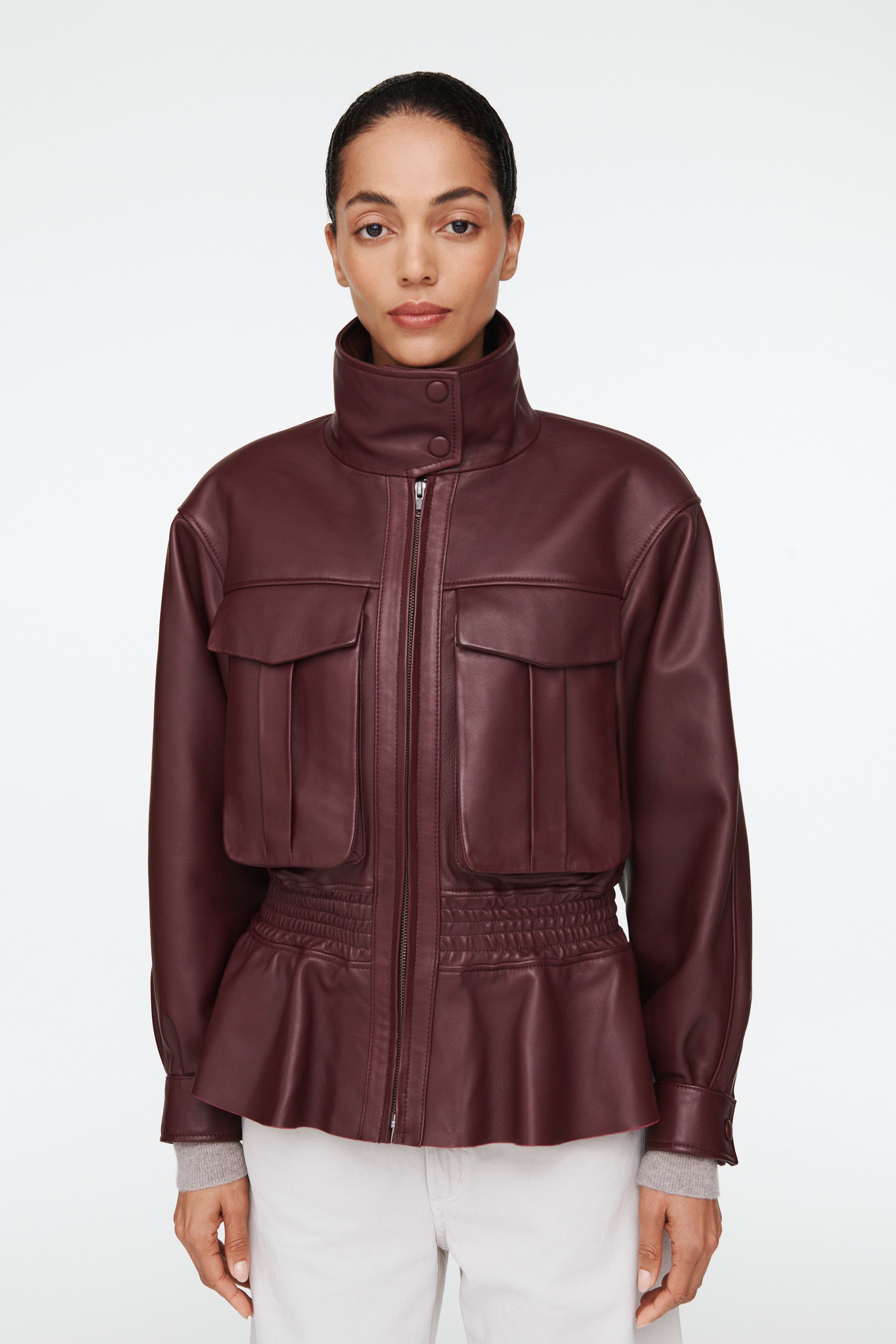 Hazel Leather Jacket