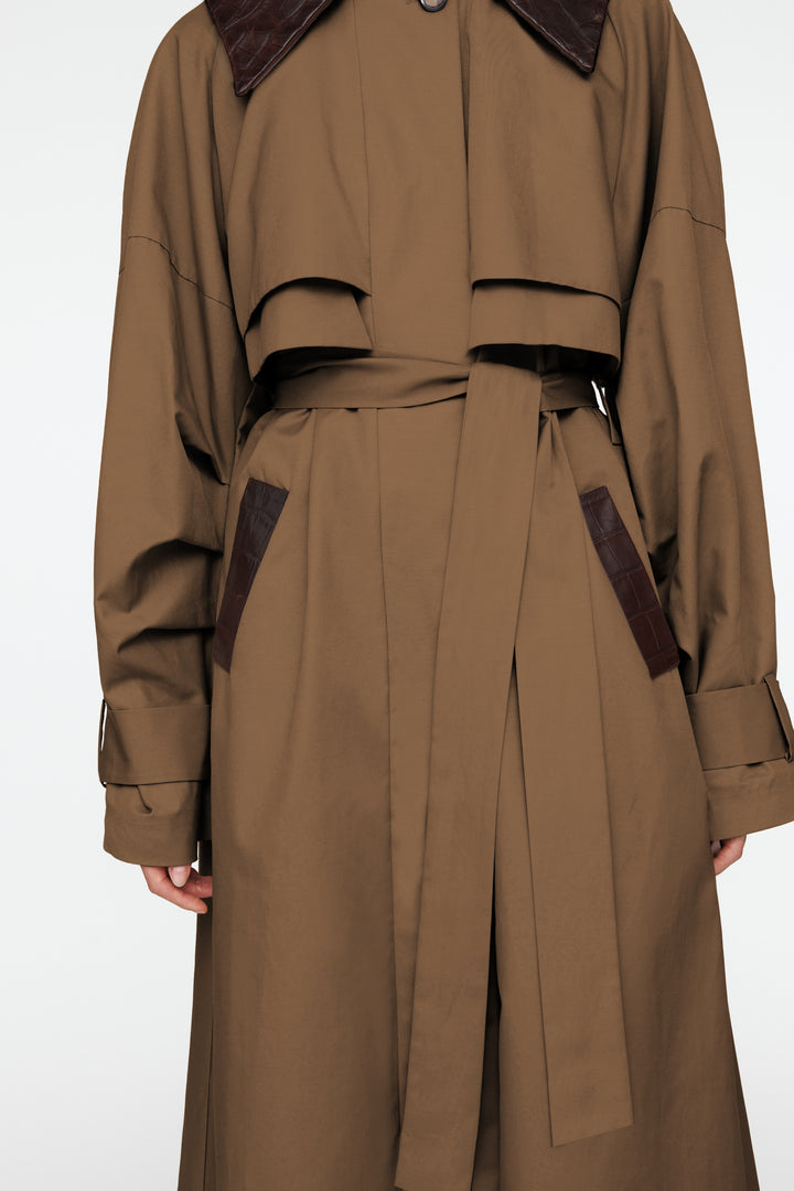 Juliet Canvas Trench Coat