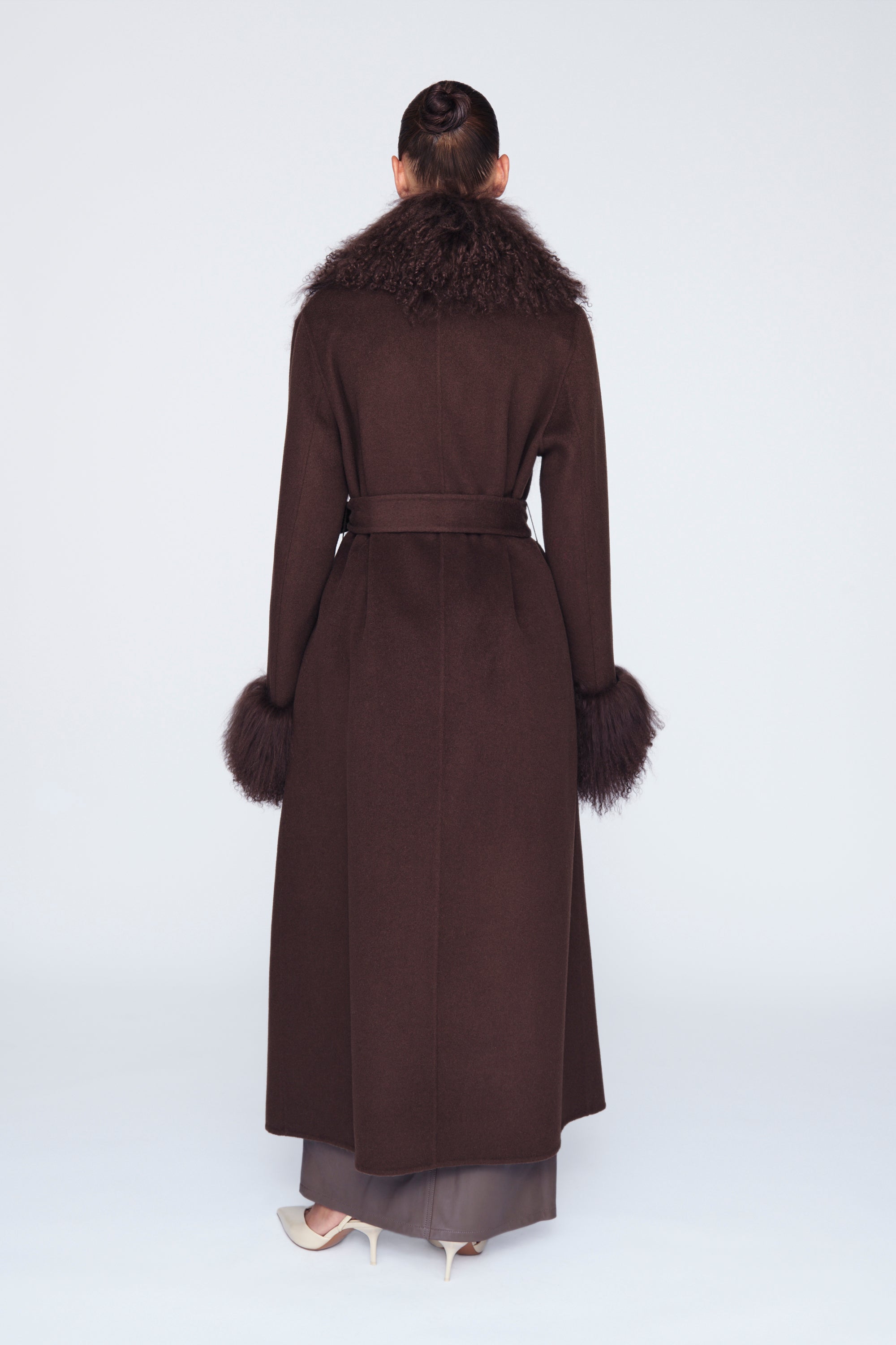 ほぼ未使用 UKブランド-Ducie wool coat M/L レディース