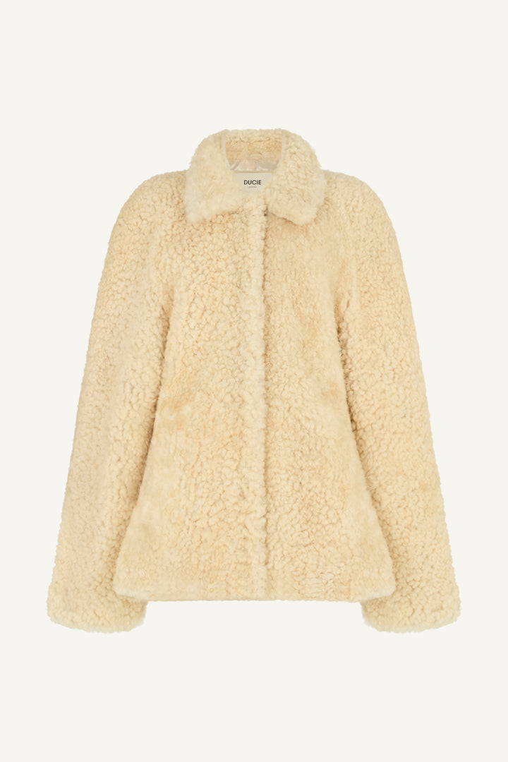 Maeve Cashmere Shearling Jacket