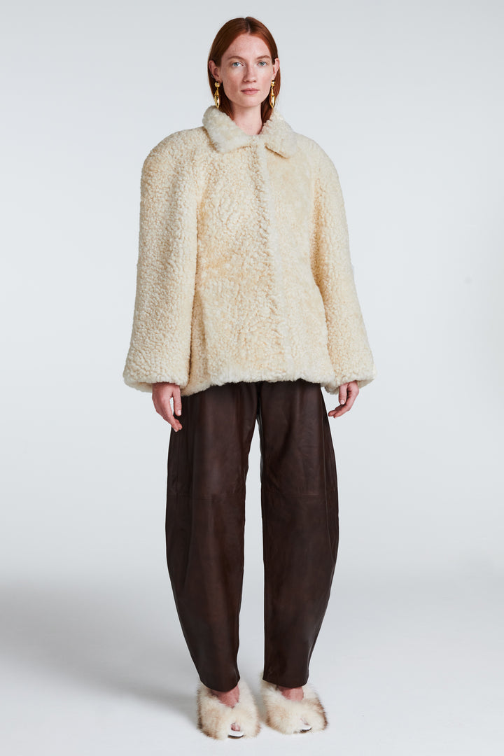 Maeve Cashmere Shearling Jacket