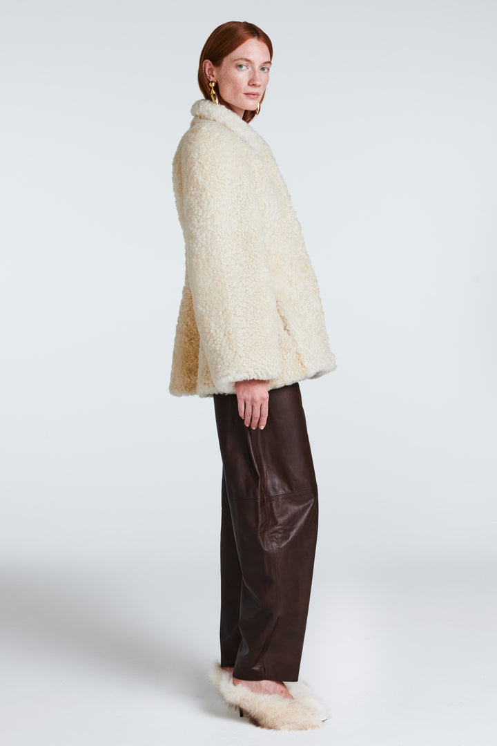 Maeve Cashmere Shearling Jacket
