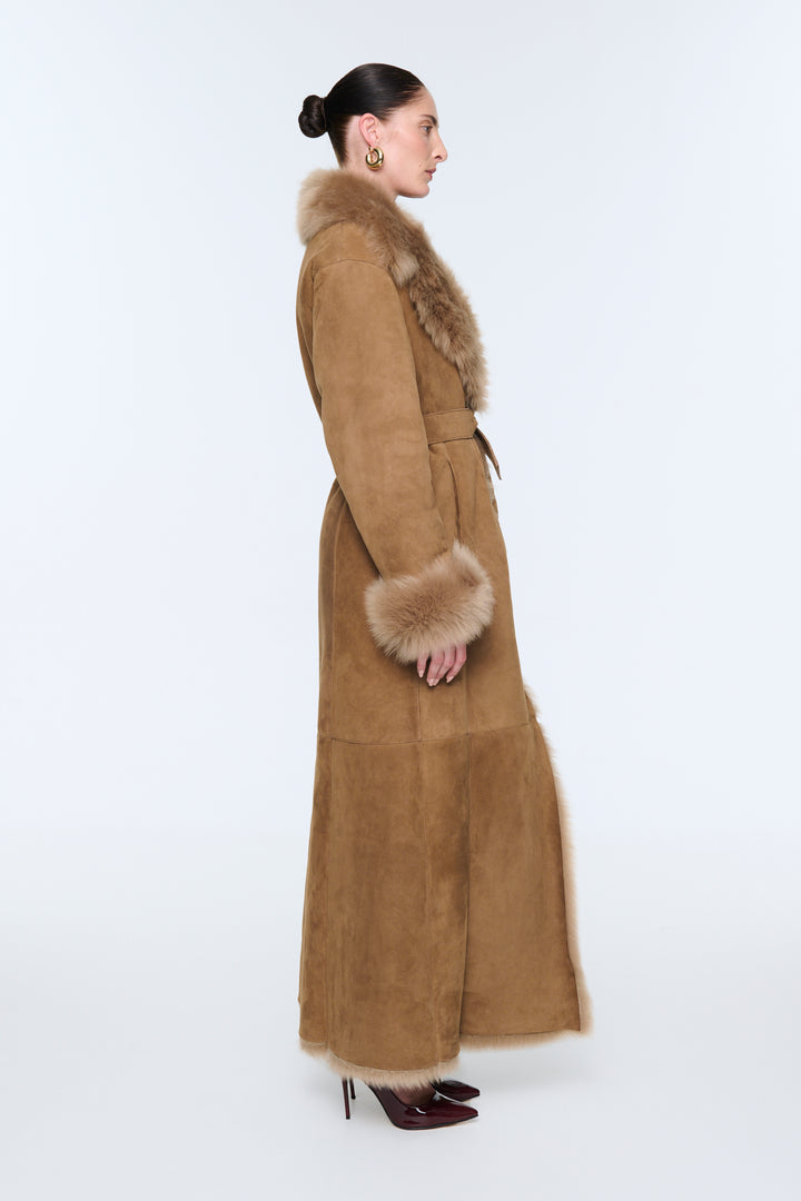 Marcy Shearling Coat - Pre-Order