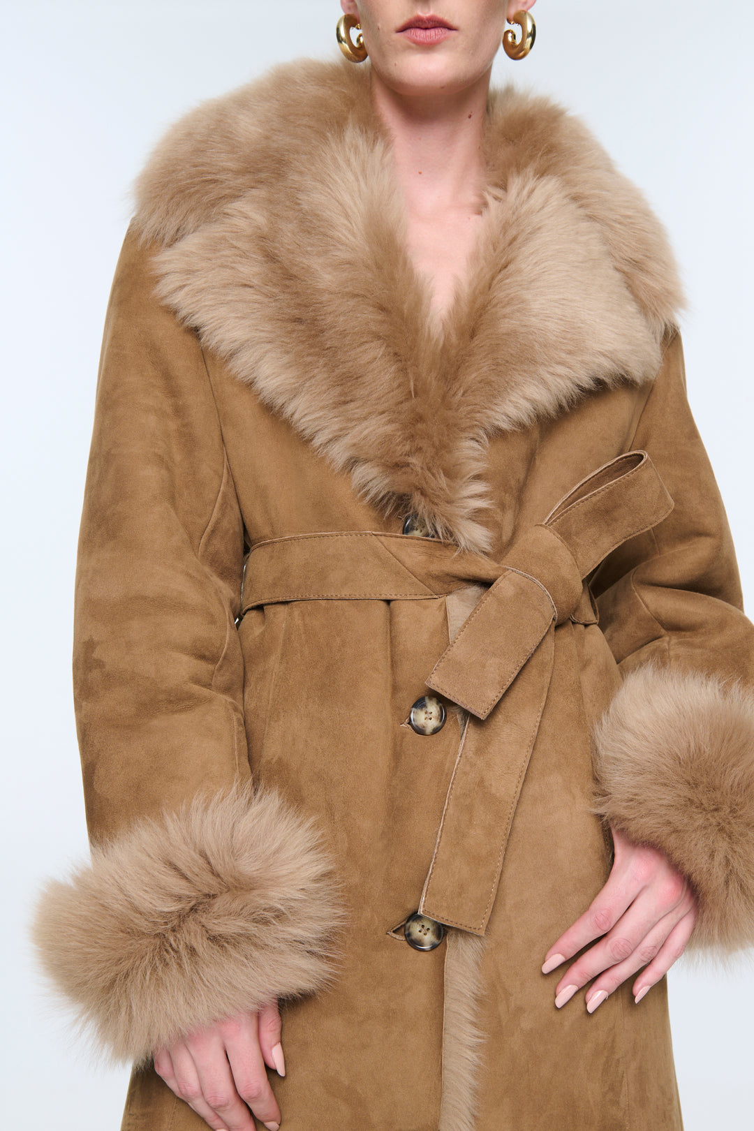 Marcy Shearling Coat