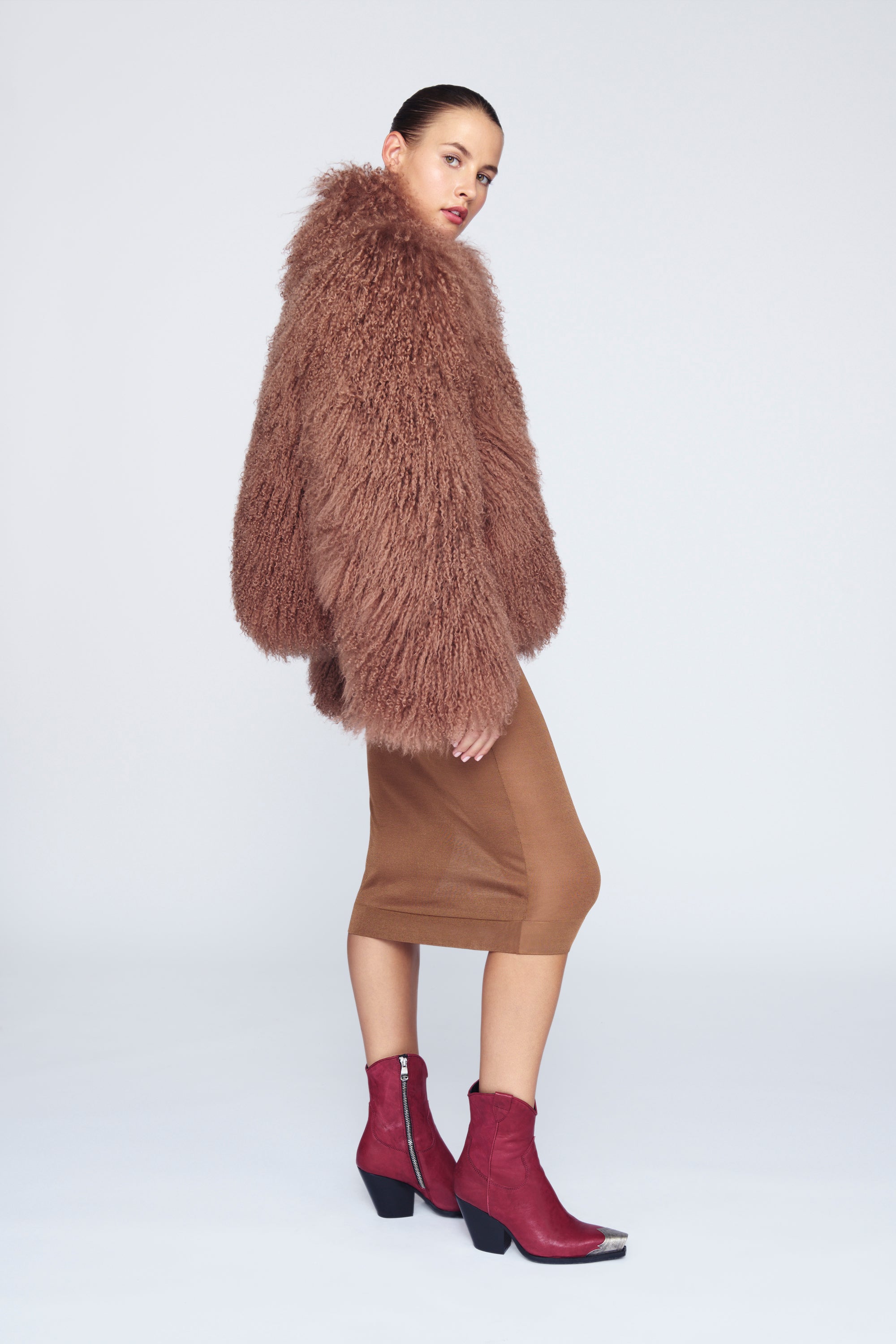 RIELLE RICHE リエルリシェ Fur Coat(Brown) RIELLE RICHE リエルリシェ Fur Coat(Brown) - メルカリ