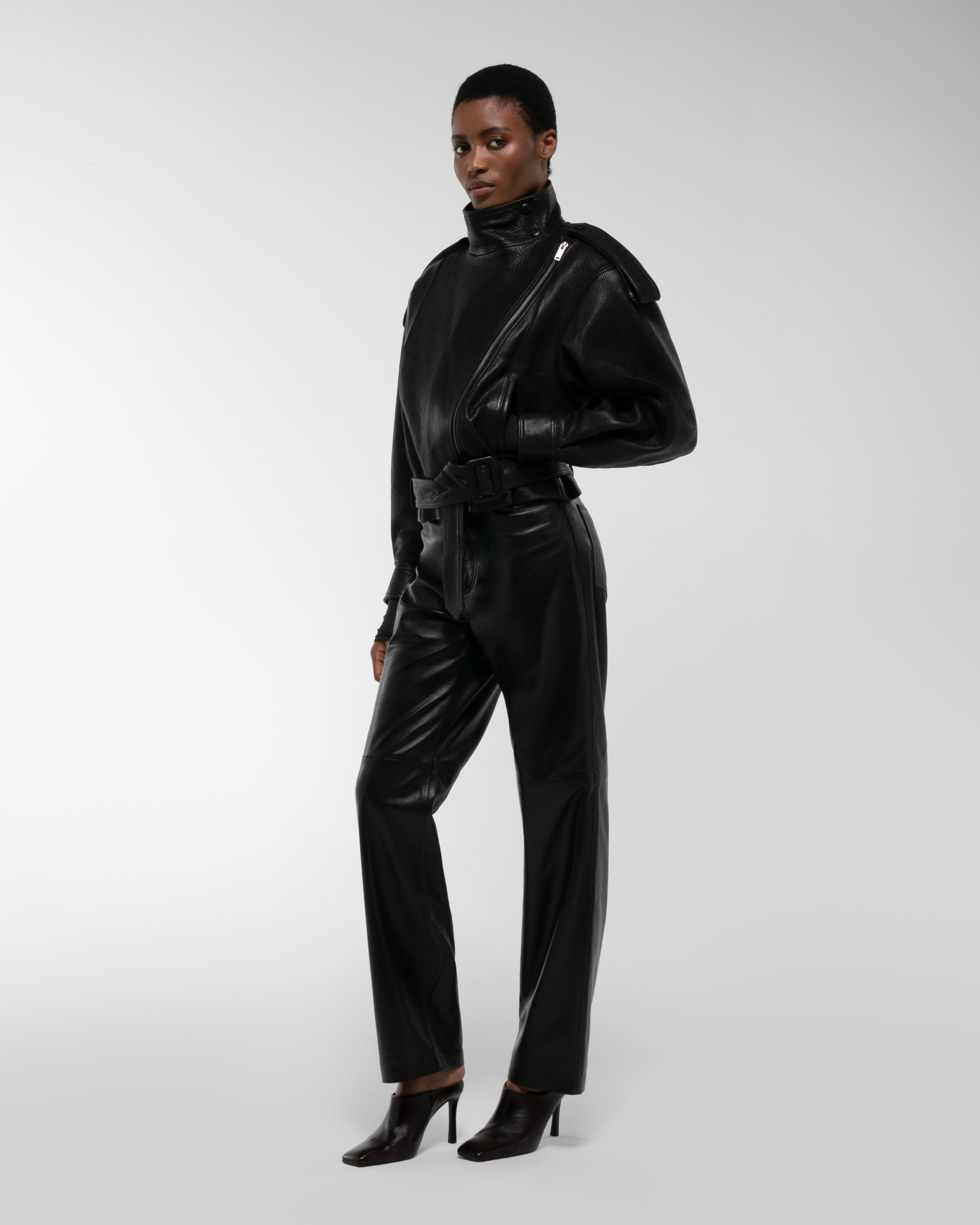 Serpa Grained Leather Jacket