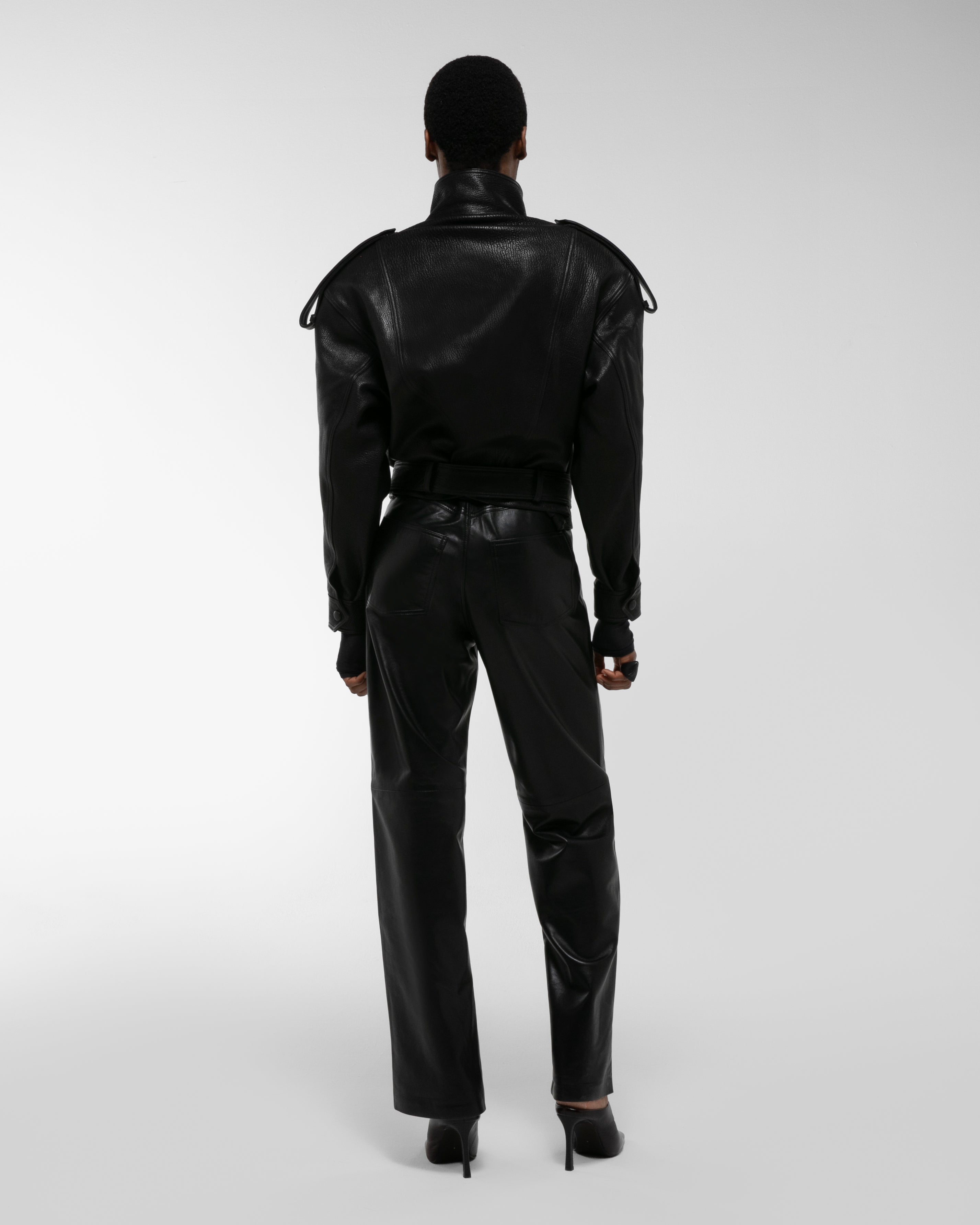 Serpa Grained Leather Jacket