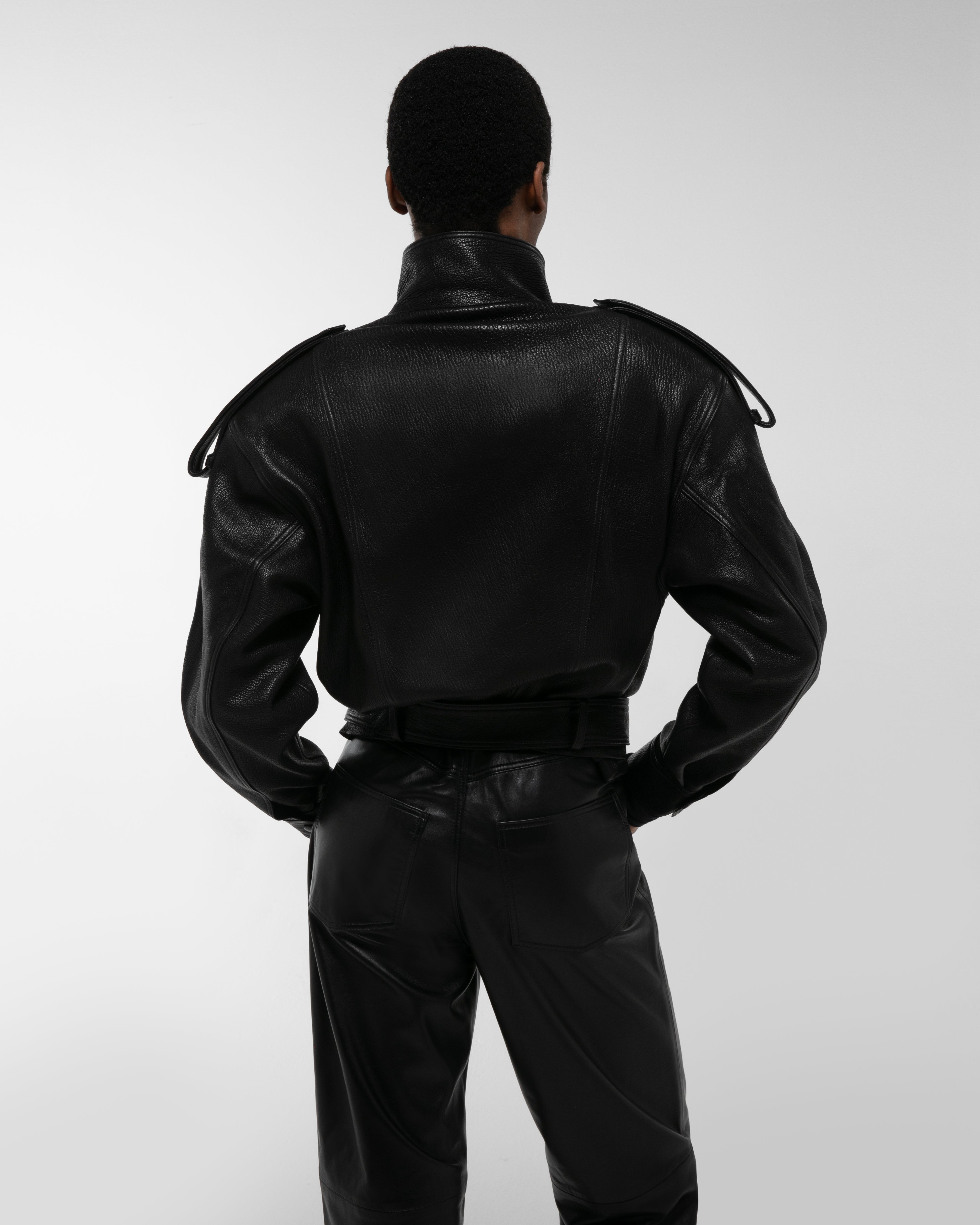 Serpa Grained Leather Jacket