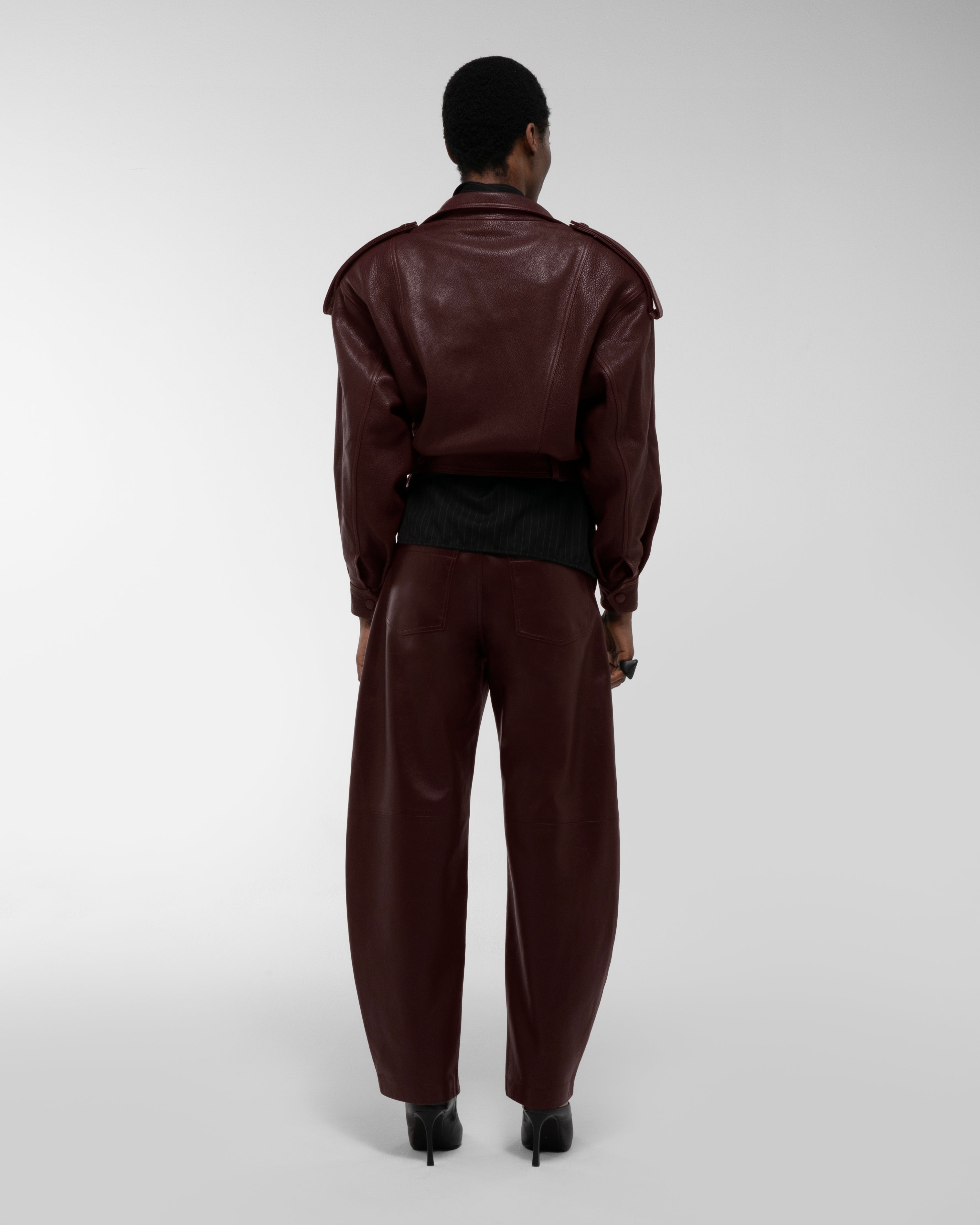 Serpa Grained Leather Jacket