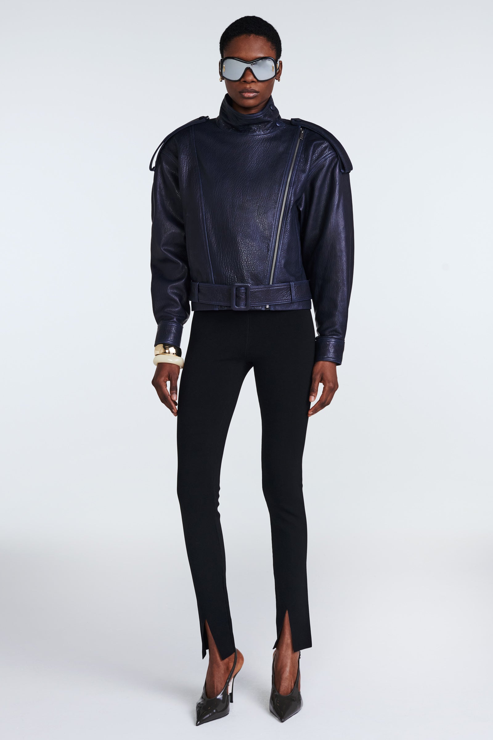 Serpa Grained Leather Jacket