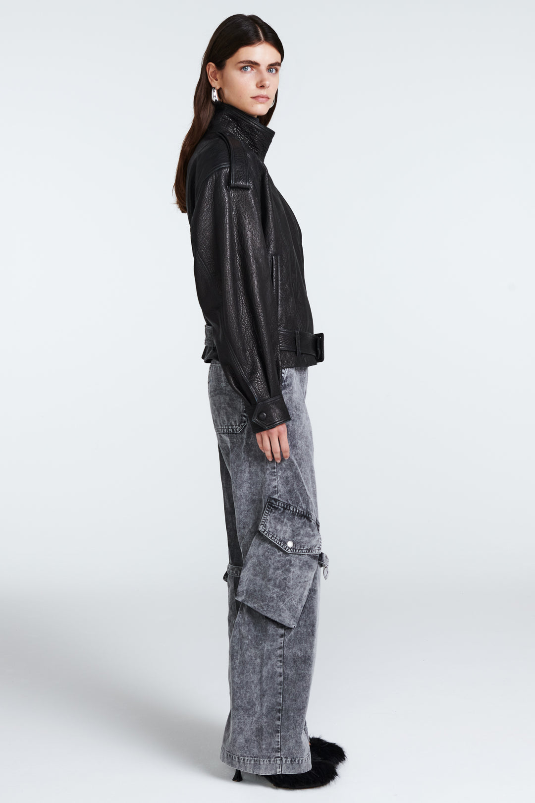 Serpa Grained Leather Jacket