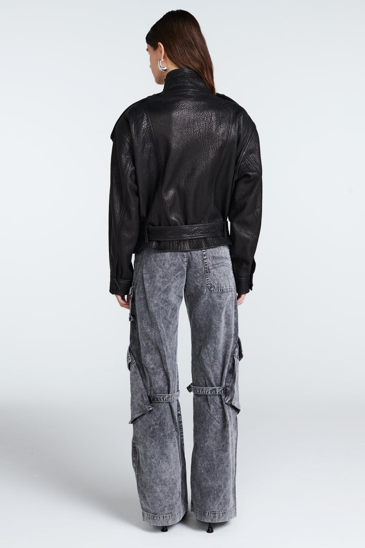 Serpa Grained Leather Jacket