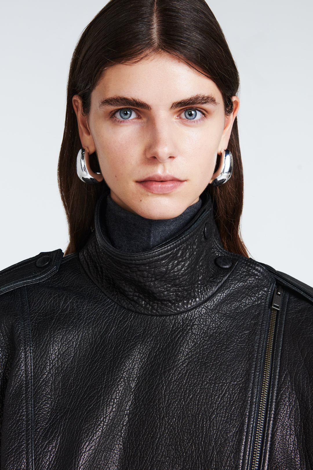 Serpa Grained Leather Jacket