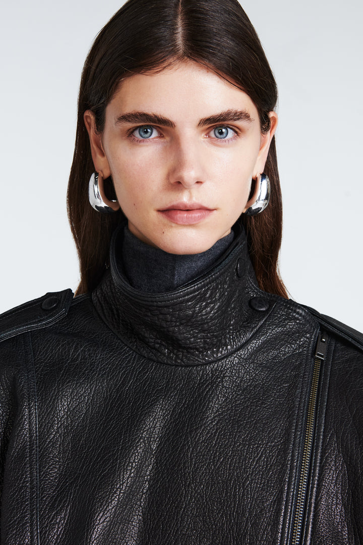 Serpa Grained Leather Jacket