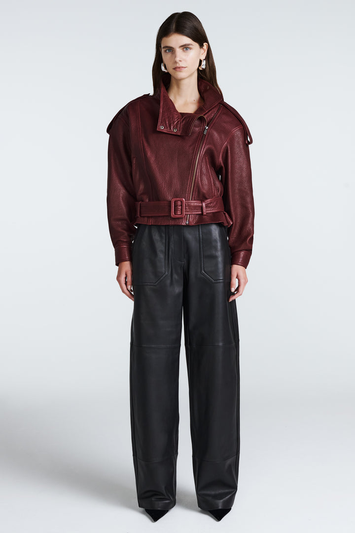Serpa Grained Leather Jacket