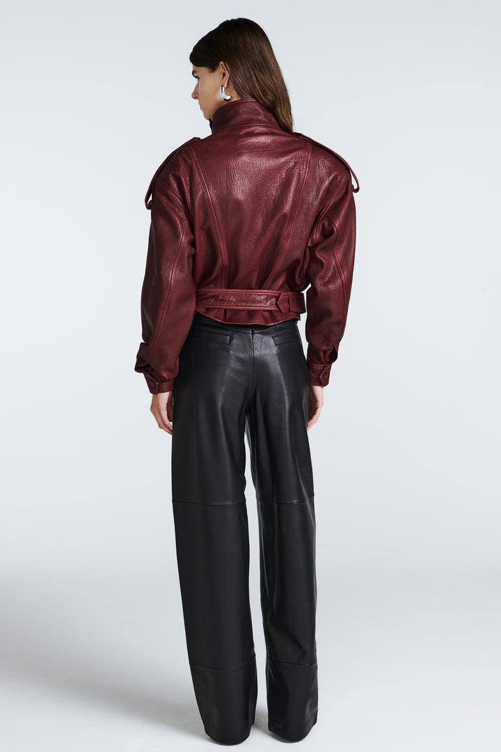 Serpa Grained Leather Jacket