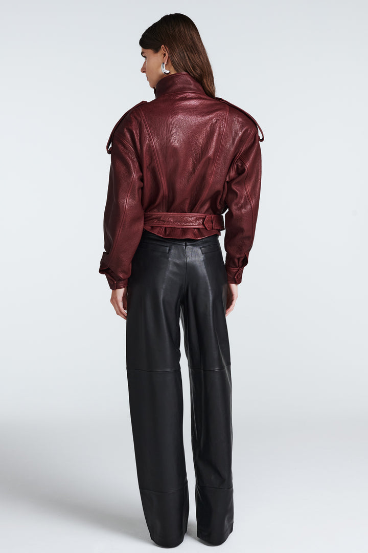 Serpa Grained Leather Jacket