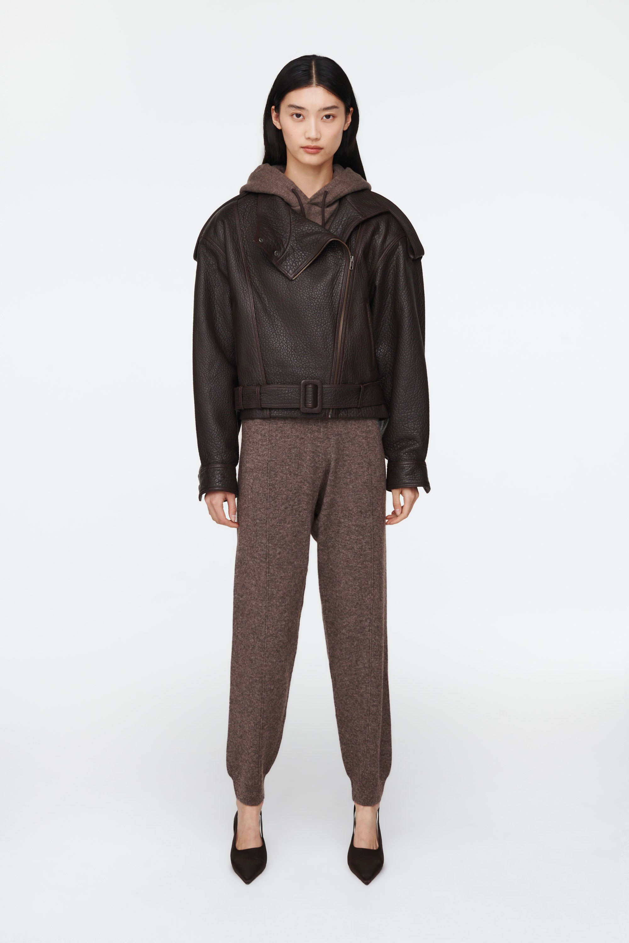 Serpa Grained Leather Jacket