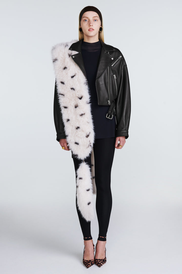 Tanya Leather Biker Jacket