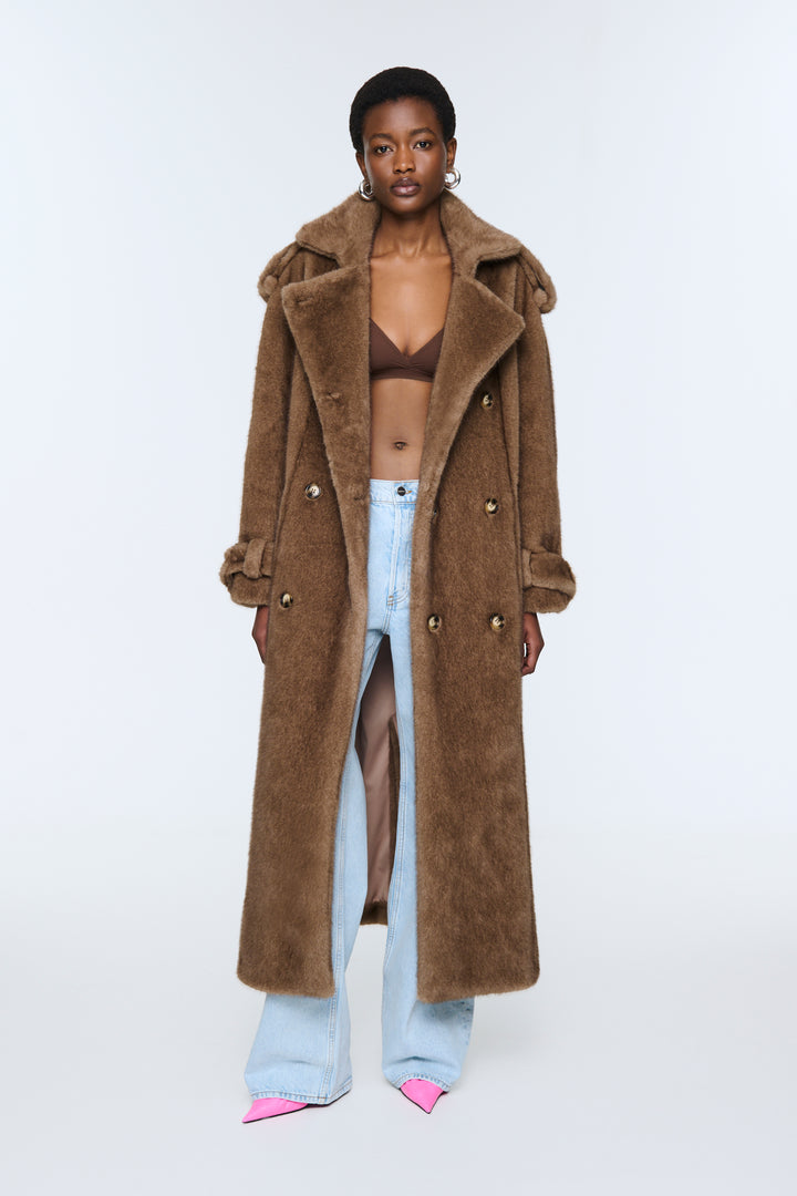 Thalia Faux Fur Coat