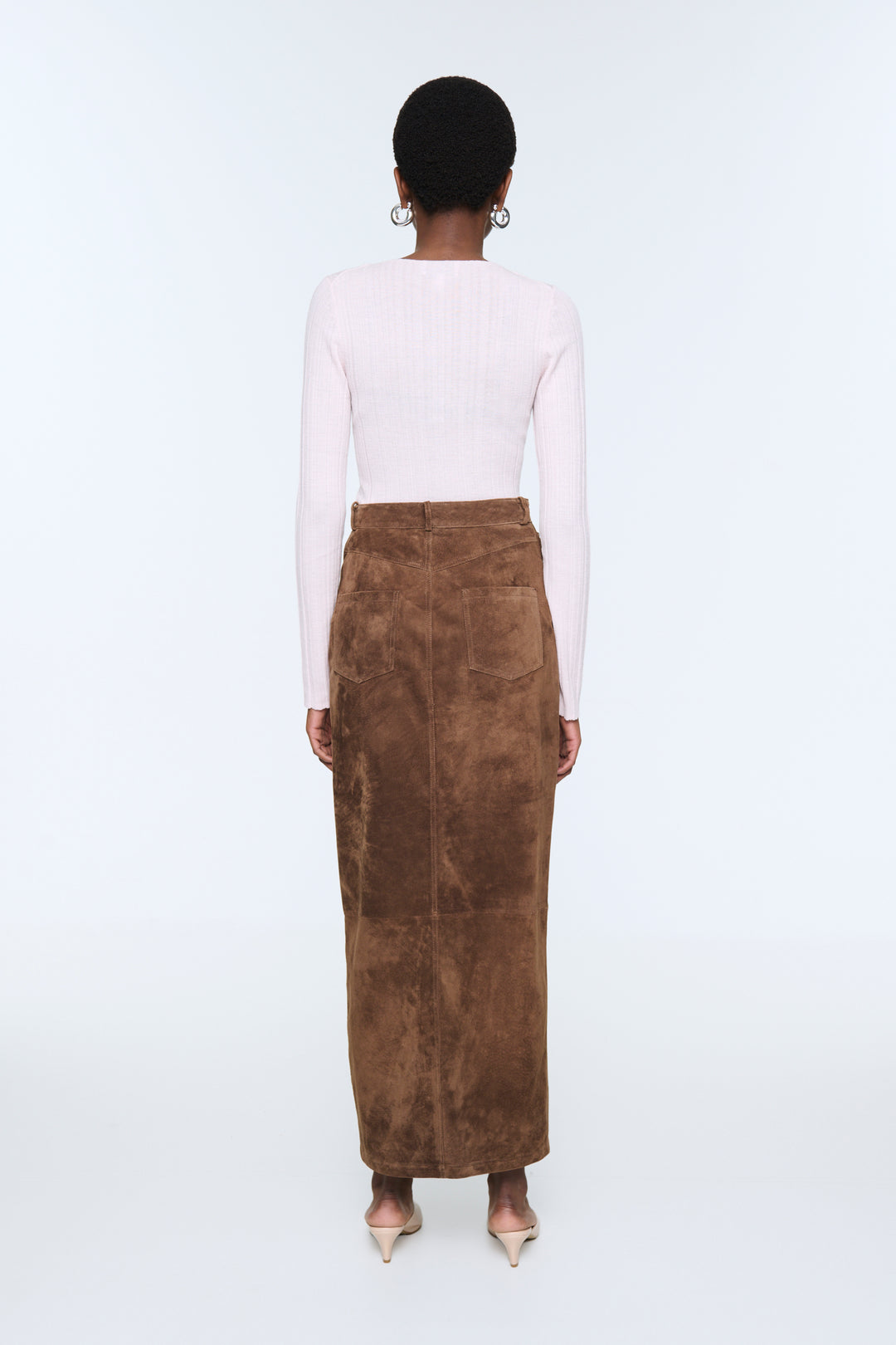 Chicago Suede Maxi Skirt