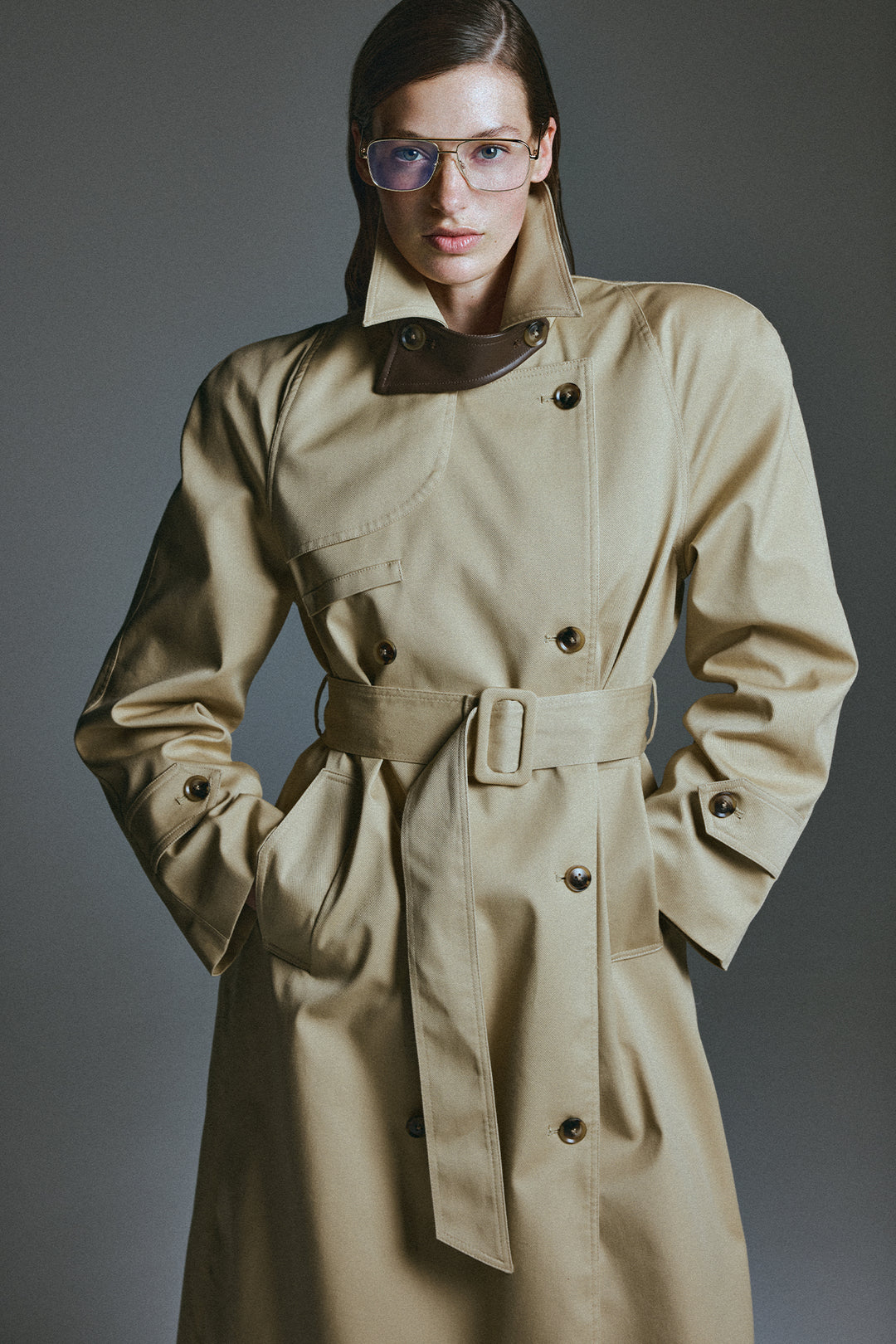 Poppy Canvas Trench