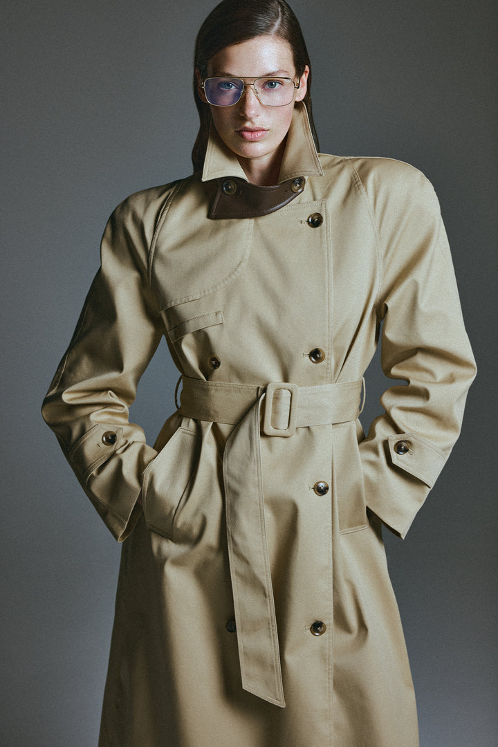 Poppy Canvas Trench