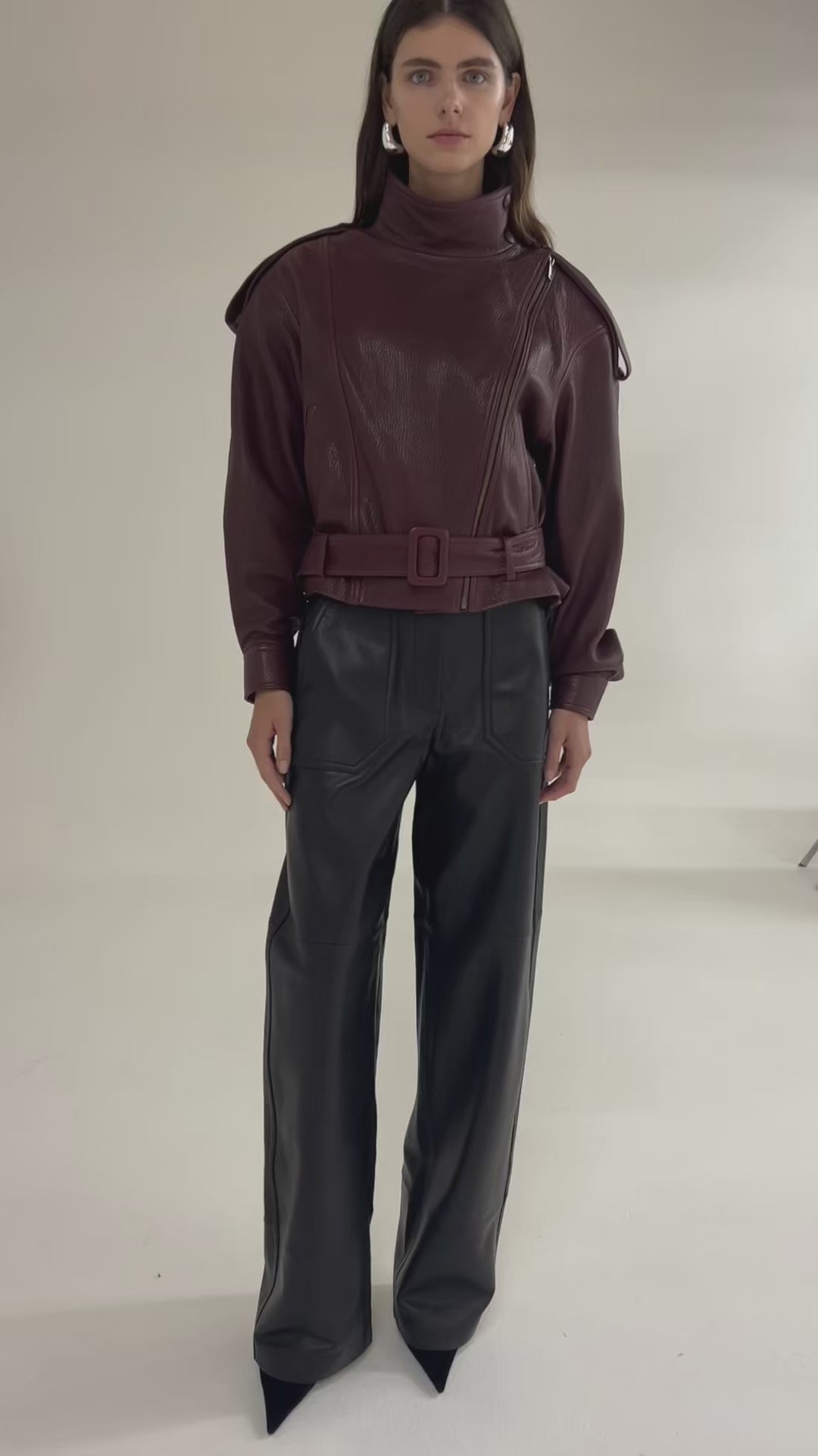 Serpa Grained Leather Jacket