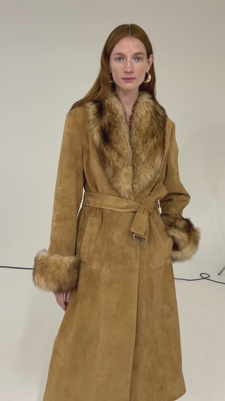 Daphne Suede Coat